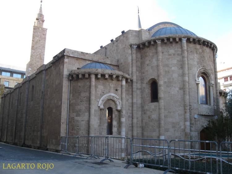 Ábsides de la mezquita de Al-Omari, una antigua iglesia románica transformada 